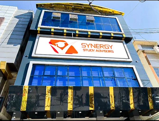 Synergy Solutions Rawalpindi 6th road education consultancy office and student counseling session